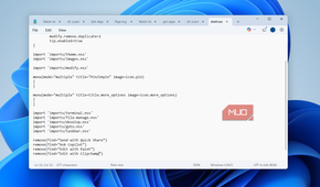 Nilesoft Shell right-click menu configuration file