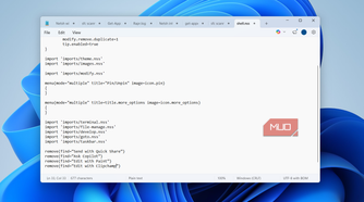 Nilesoft Shell right-click menu configuration file