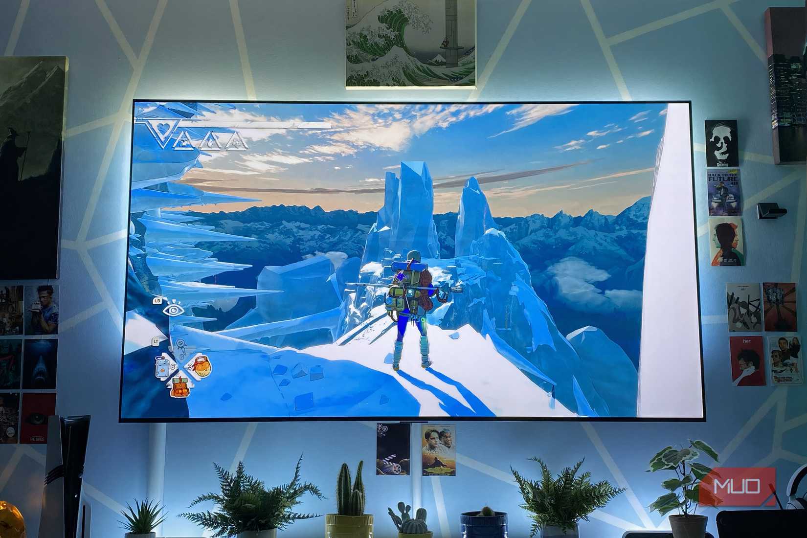 Cairn on an LG G3 OLED with Philips Hue Play Lightstrip