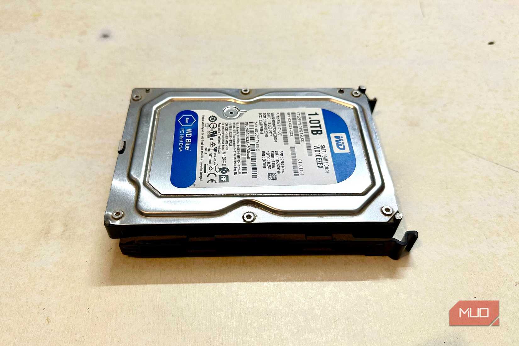 Picture of a WD Blue 1TB Hard Drive
