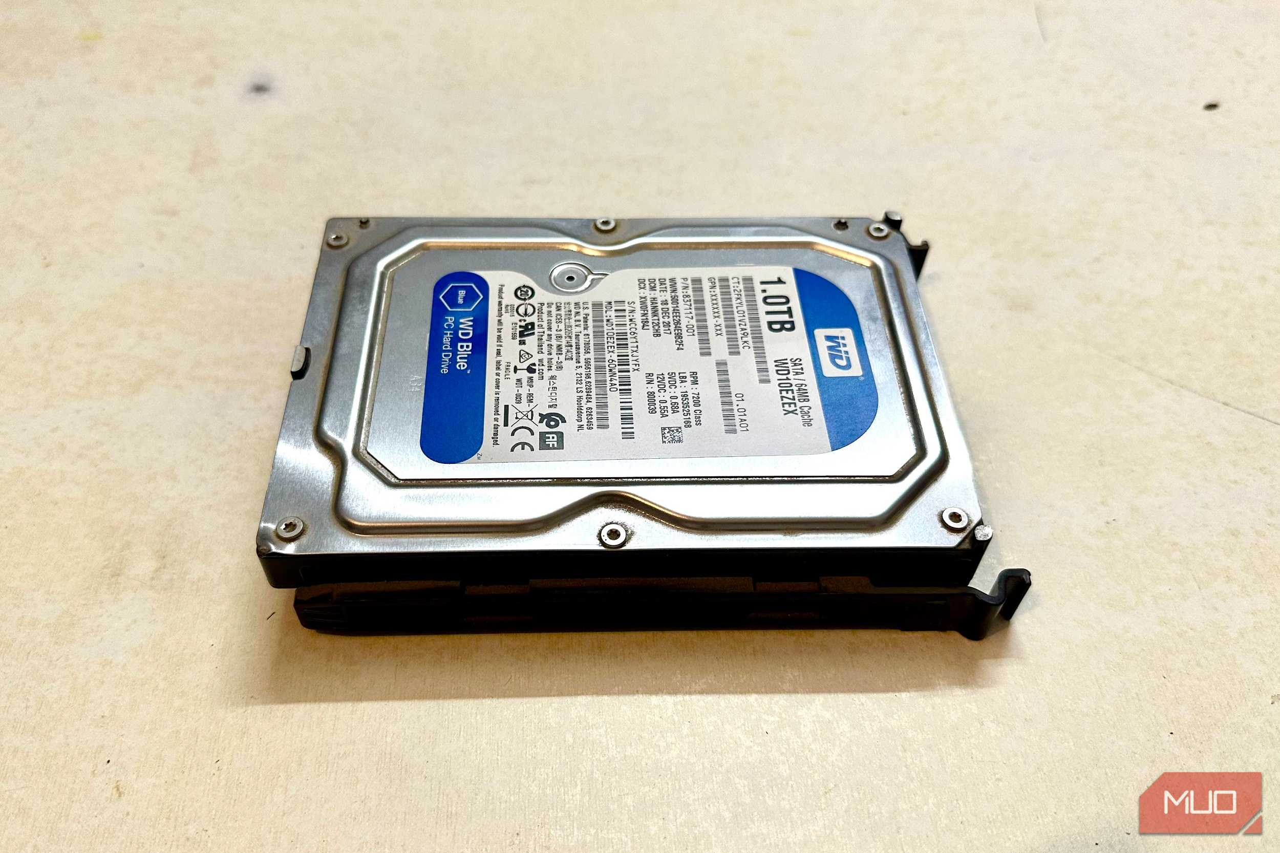 Picture of a WD Blue 1TB Hard Drive