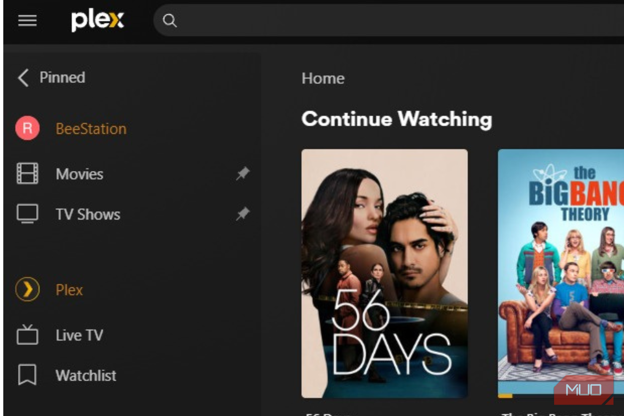 Plex connected to BeeStation NAS
