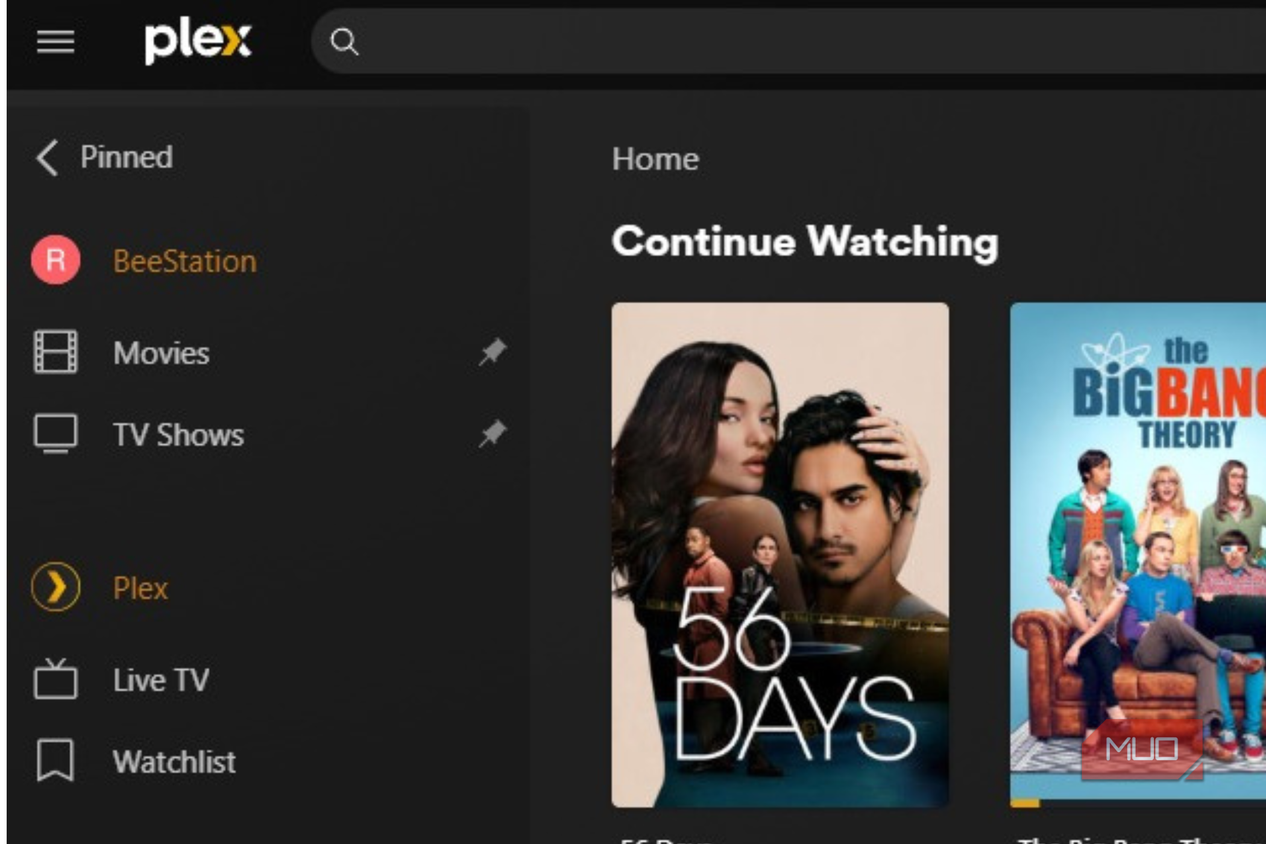 Plex connected to BeeStation NAS