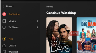 Plex connected to BeeStation NAS