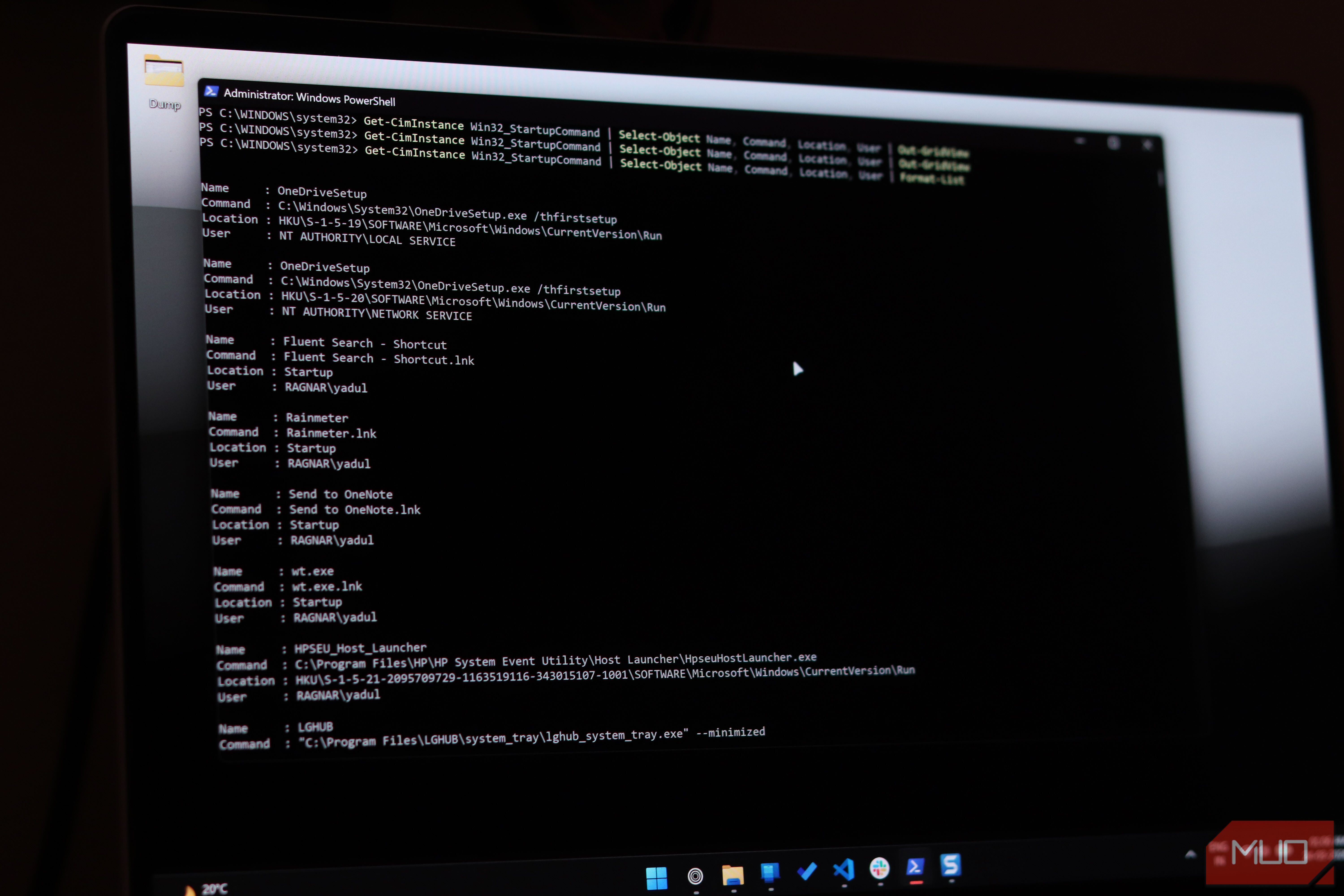 This PowerShell command lists every startup app Windows doesn't show you