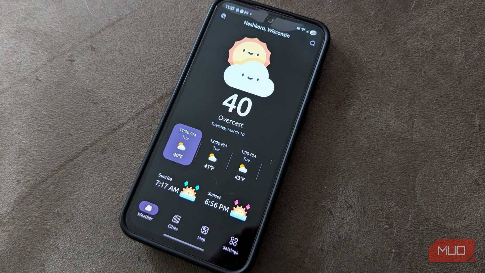 I installed this cute Android weather app for the design and stayed for ...