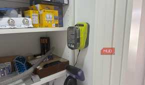 ryobi 18v lithium battery on charger