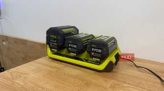 ryobi 40v lithium batteries on multi charger