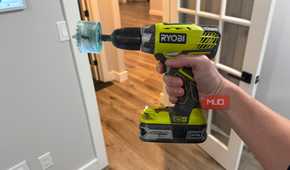 Ryobi drill in hand-1