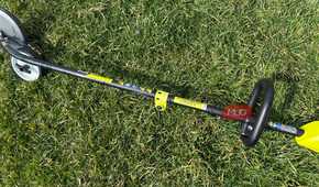 Ryobi Edger handle can stick