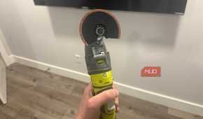 Ryobi oscillating tool with grout blade front