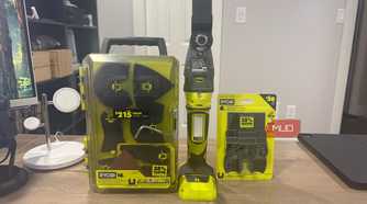 Ryobi oscillating tool with plunge cut attachment kit