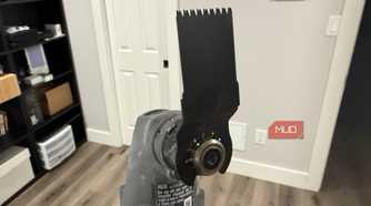 Ryobi oscillating tool with plunge cut attachment