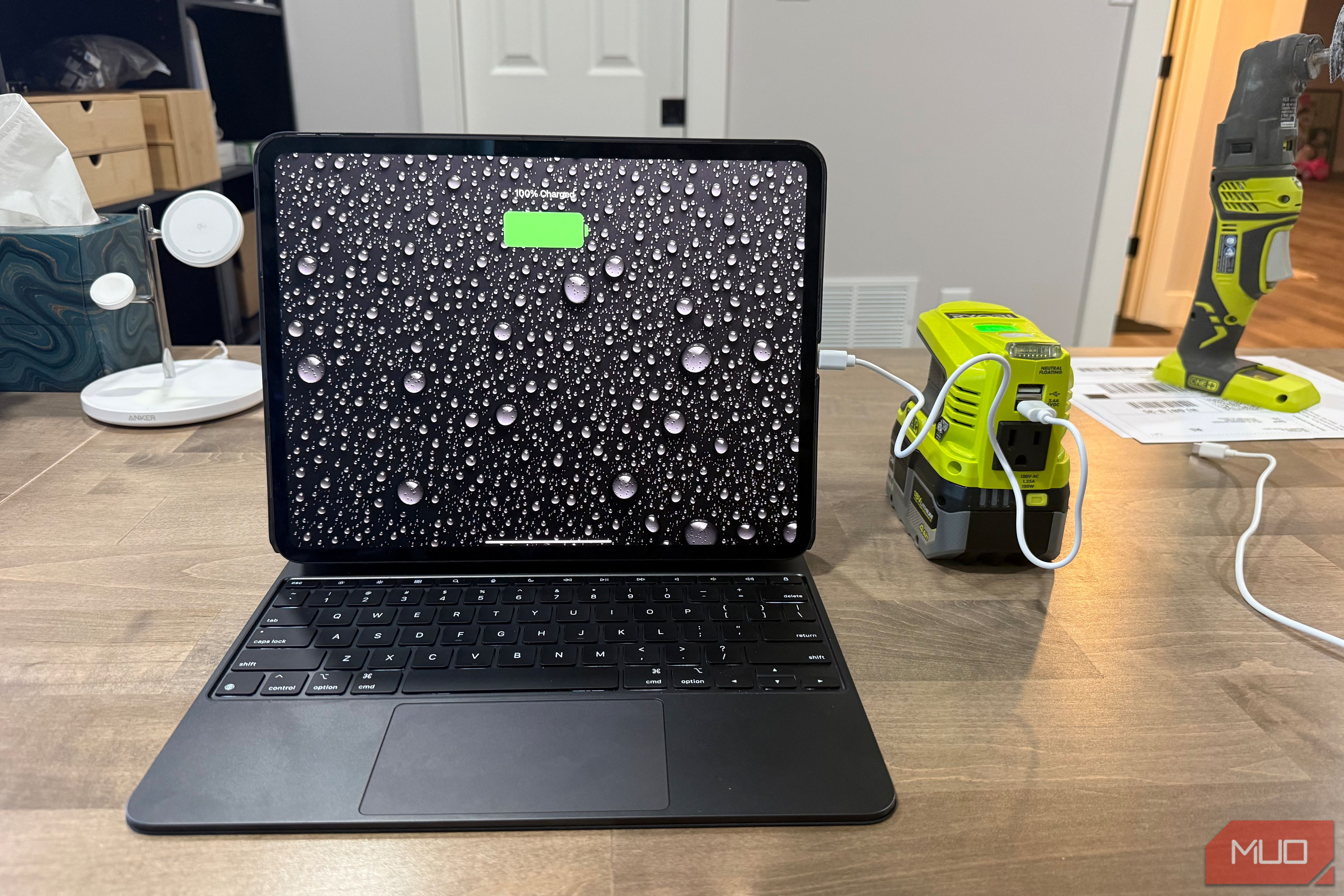 ryobi power source charging ipad pro