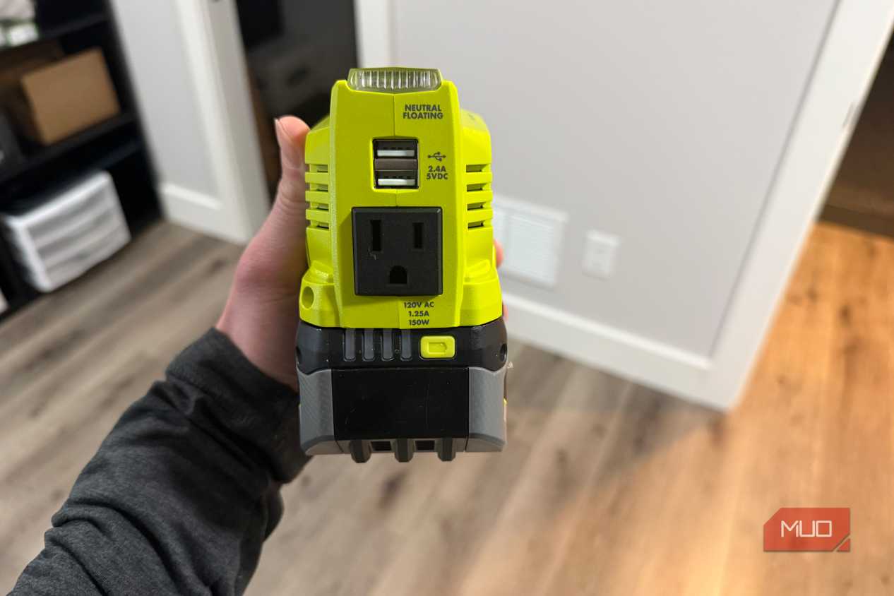 ryobi power source in hand front plugs