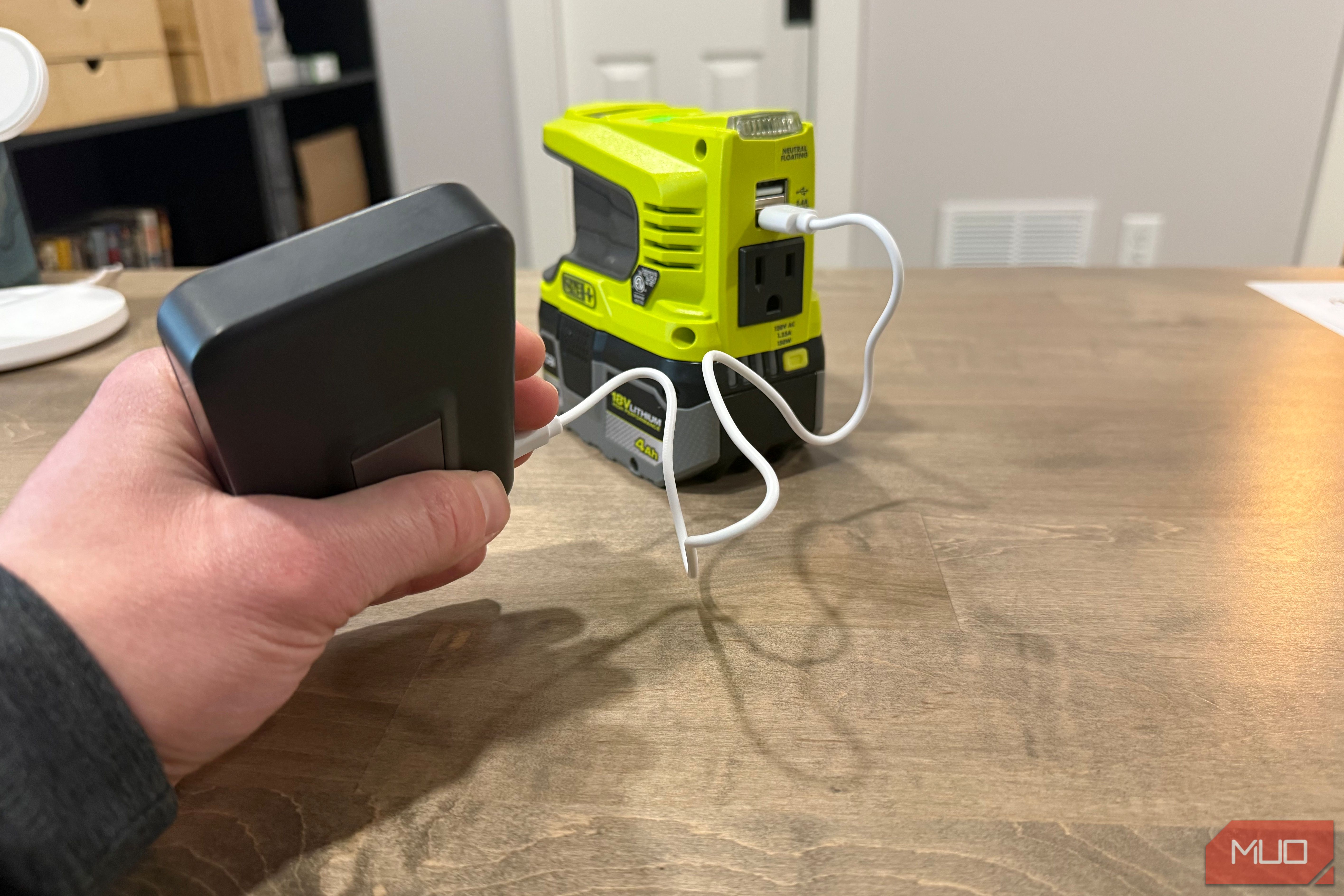 ryobi power source phone charge