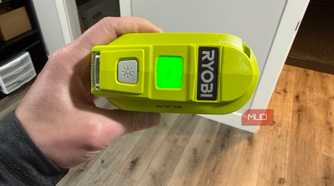ryobi power source top side power led