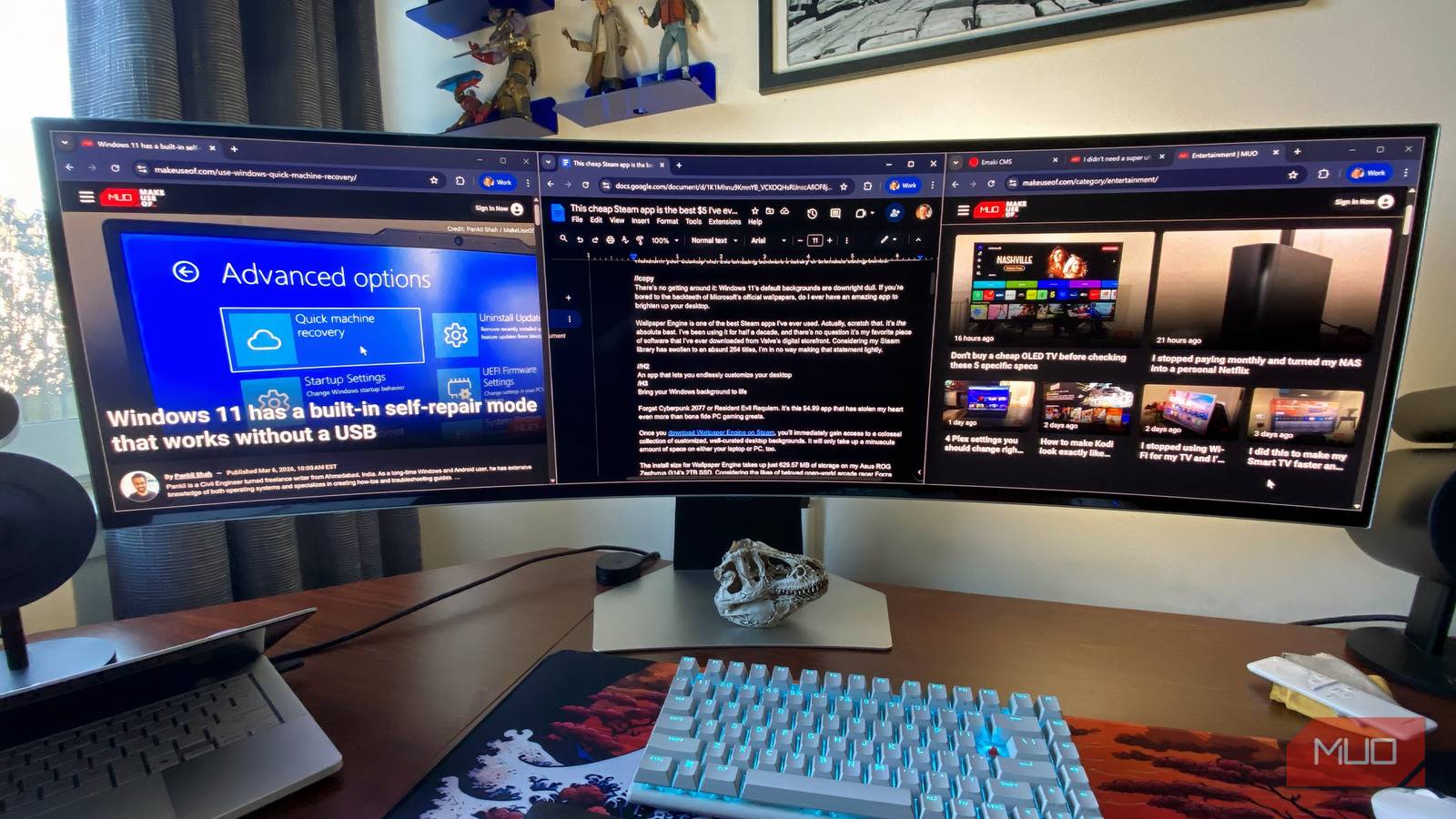 I thought my laptop screen was enough until I tried working with an external monitor