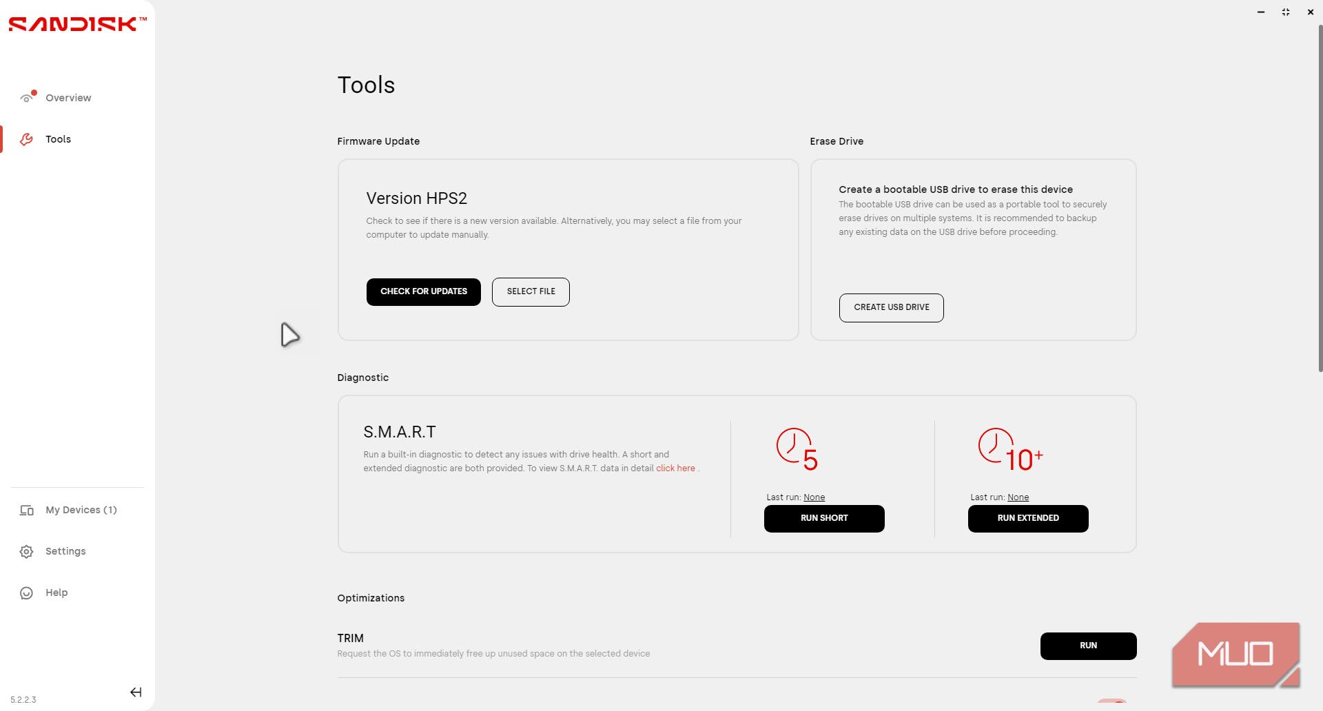 Your SSD's manufacturer gave you a free tool that's better than ...