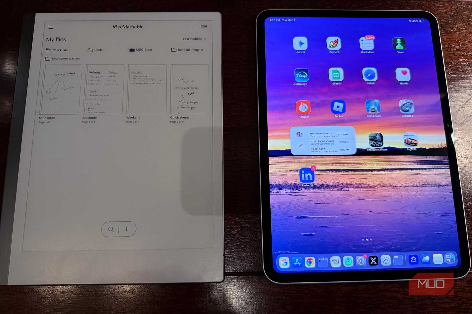 remarkable 2 tablet and ipad