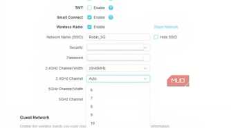 Select channel instead of auto