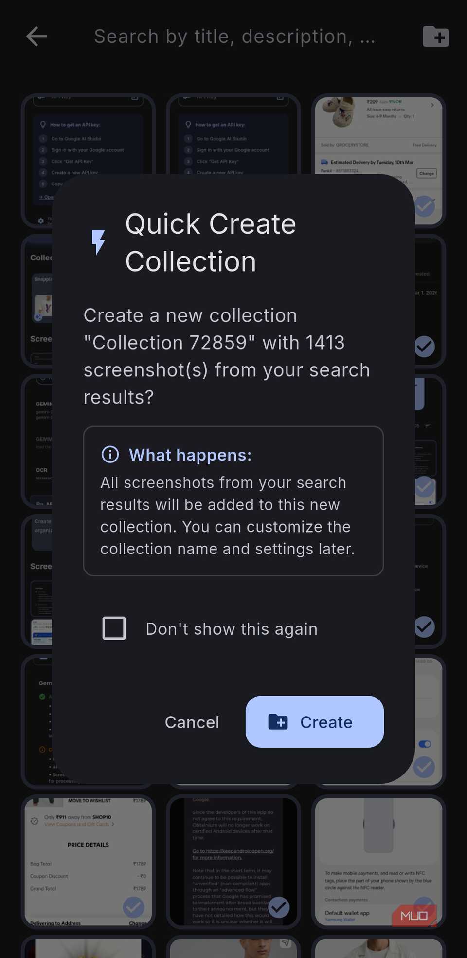 Colecciones de aplicaciones de Shots Studio en Android