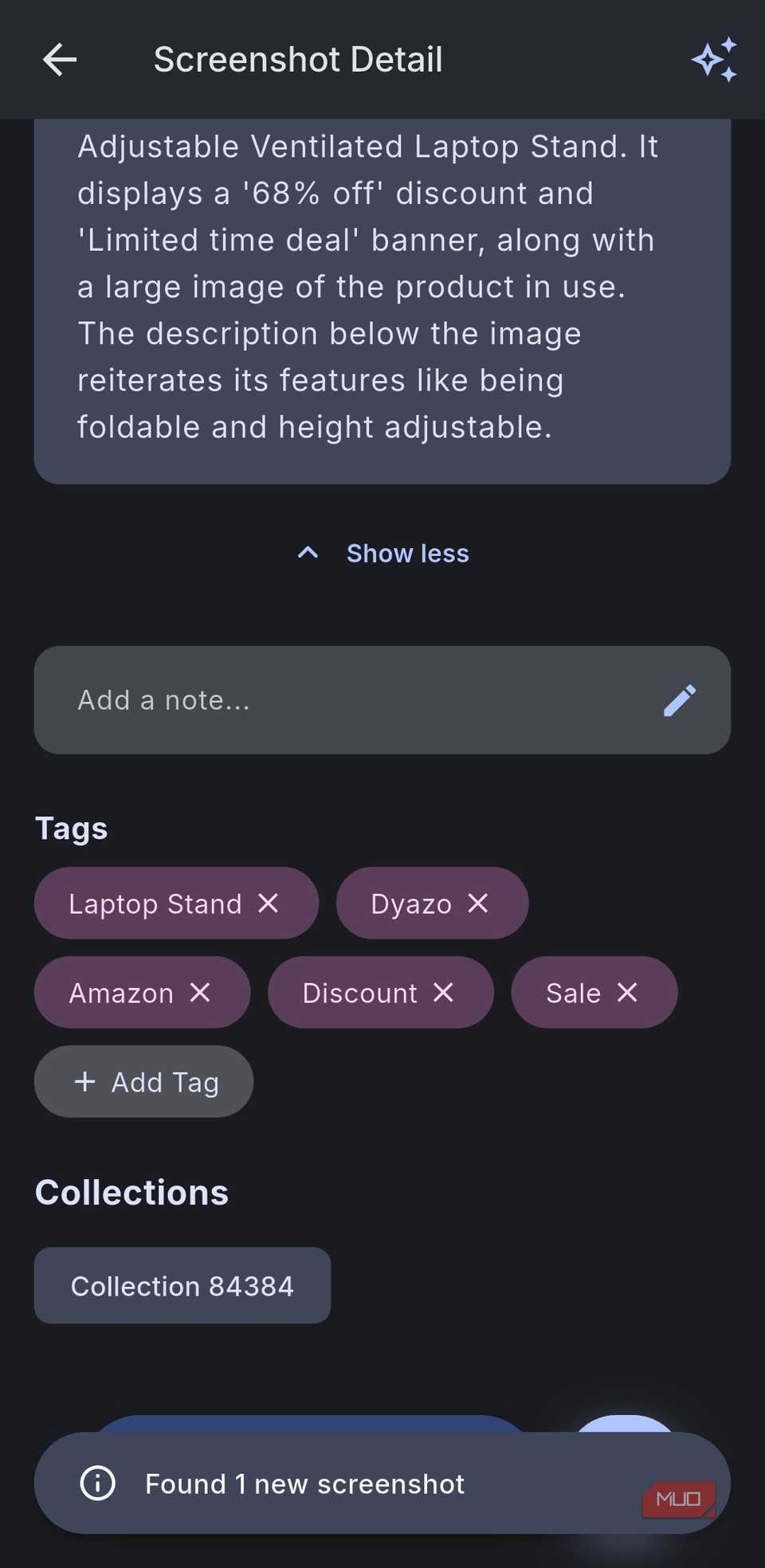 Notas de la aplicación Shots Studio en Android