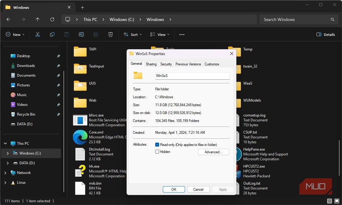 These Windows folders were quietly eating 50GB of my storage