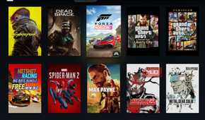 Steam Big Picture showing multiple games