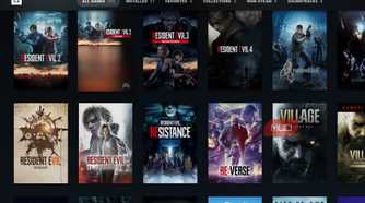 Steam Big Picture showing Resident Evil games