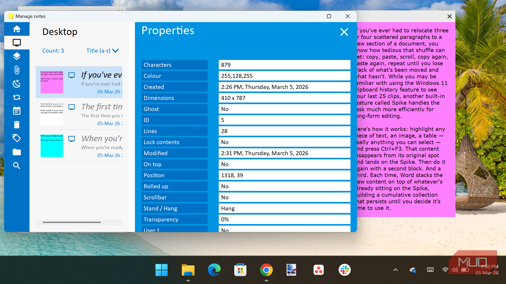 This free sticky notes app for Windows is way better than the default
