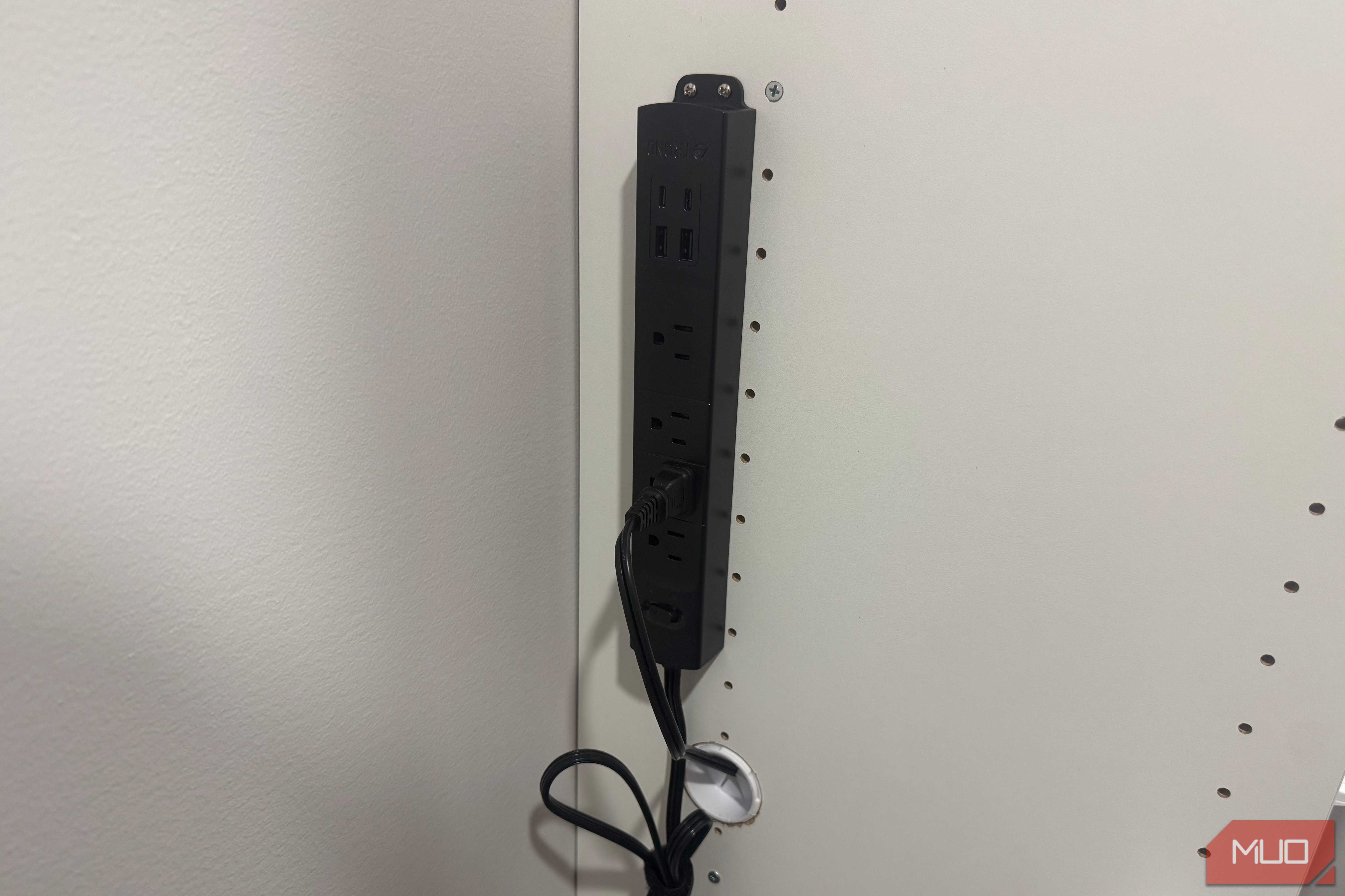 surge protector mounted