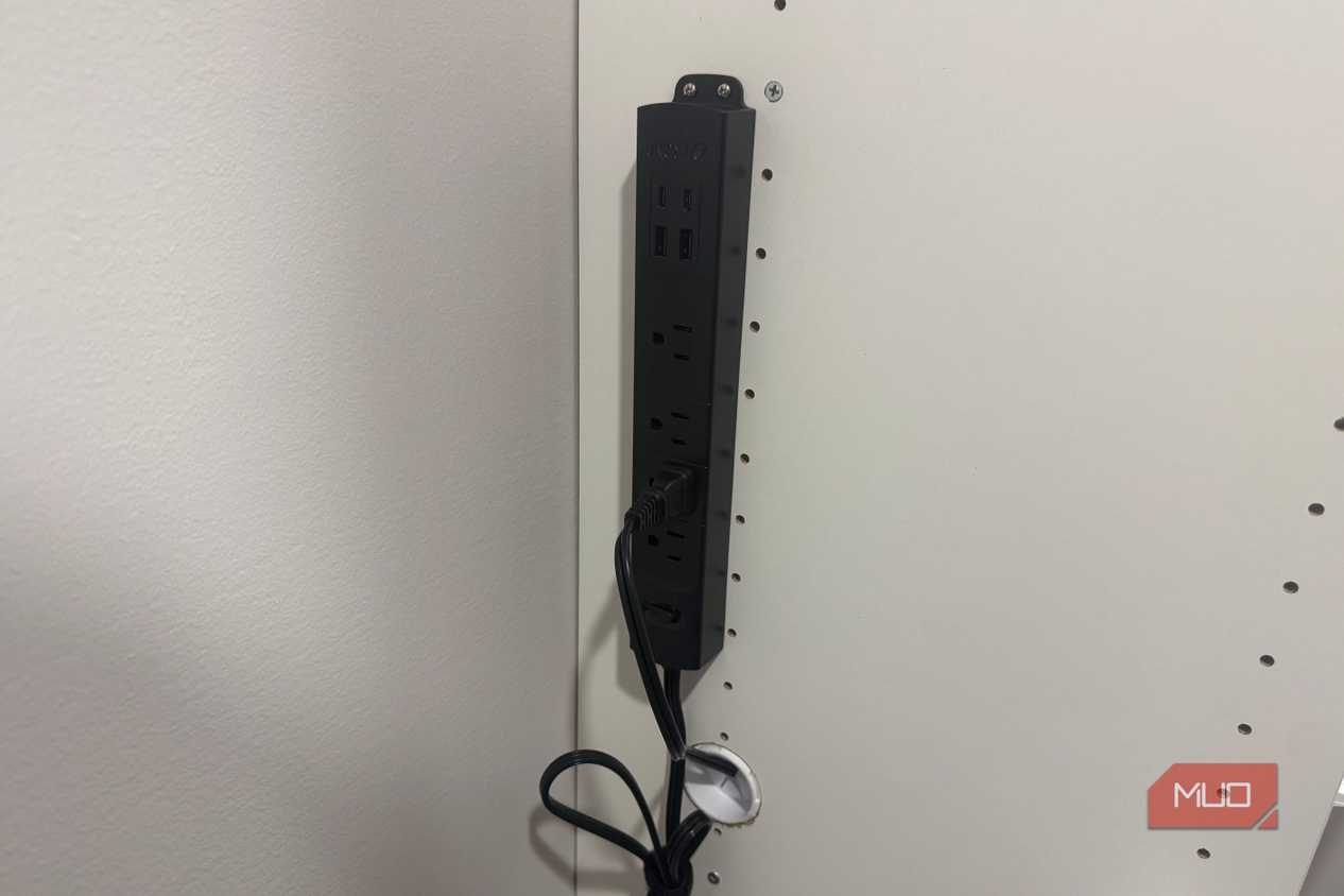 surge protector mounted