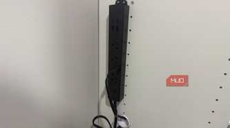 surge protector mounted