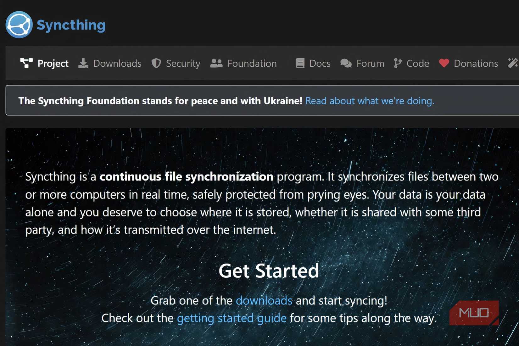 Sincronización abierta en Github