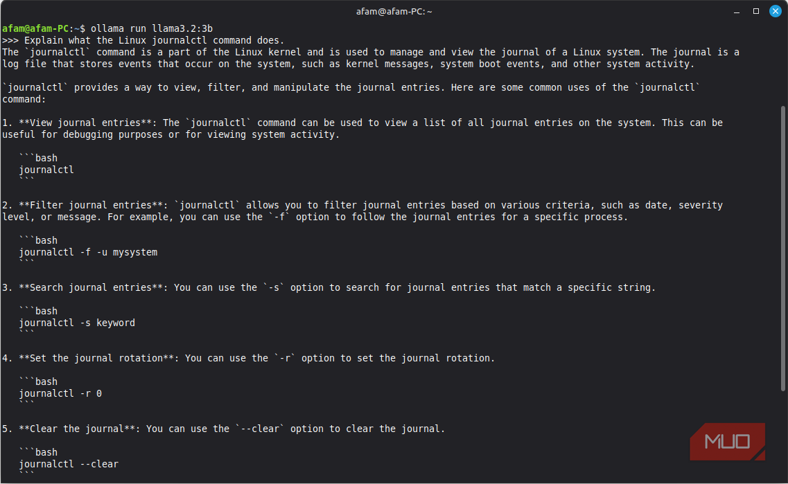 I turned my Linux terminal into a local AI assistant and it’s so useful