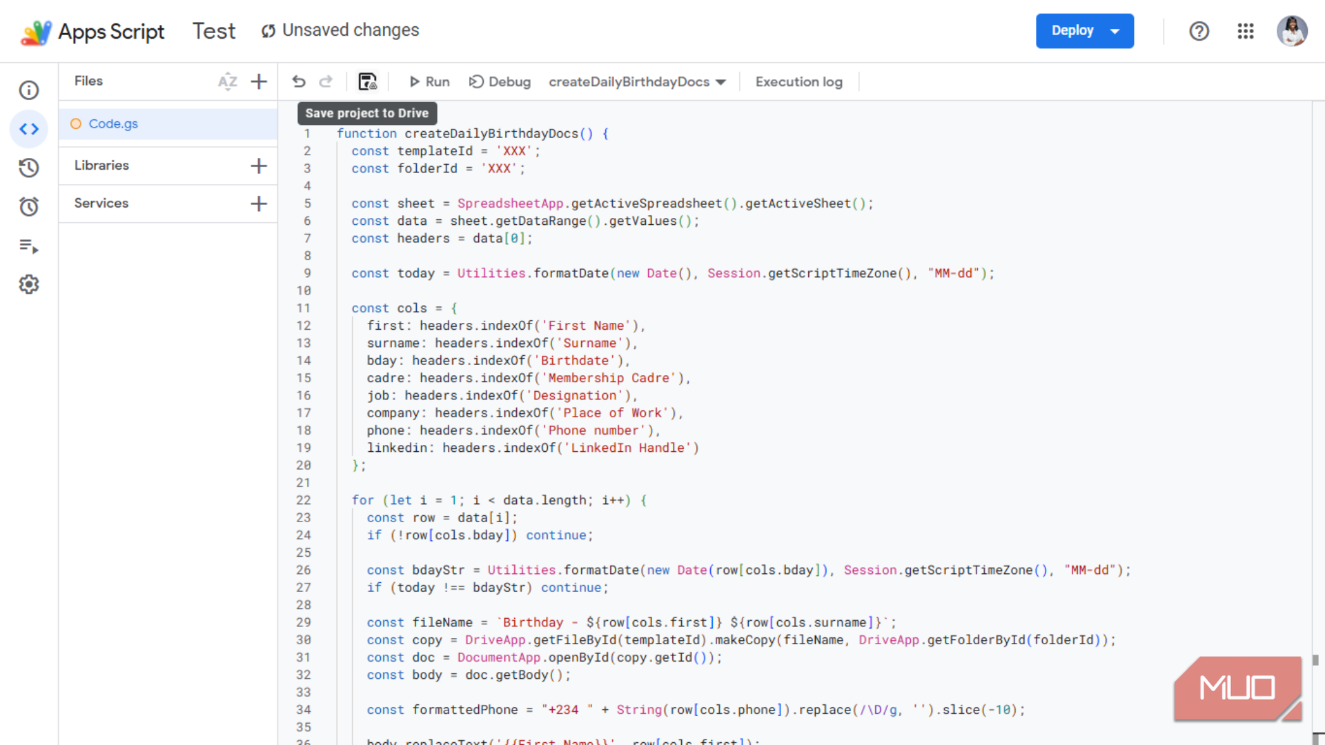 Google App Script Save Draft I thought I needed a paid app to automate this — Google Sheets already ...