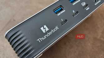 Thunderbolt Logo Pluggable Dock