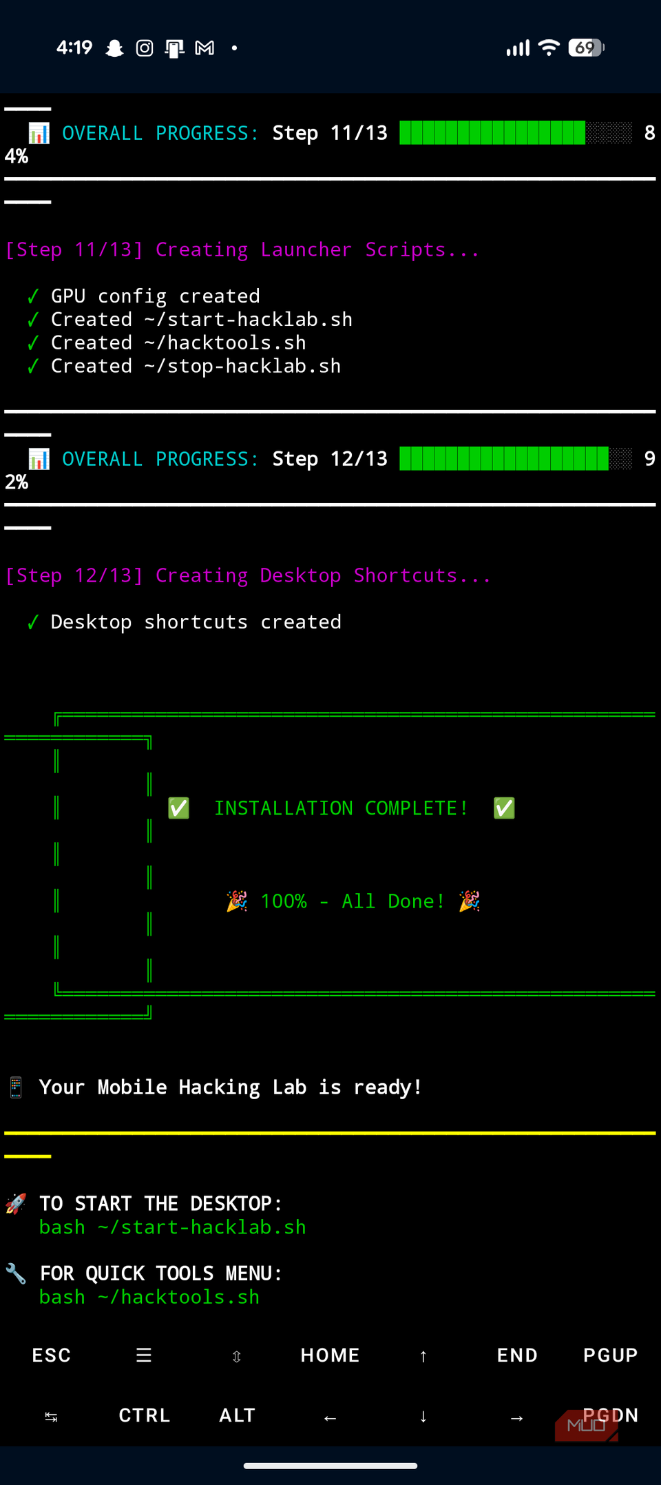 I installed a full Linux desktop on my Android phone and it's buttery ...
