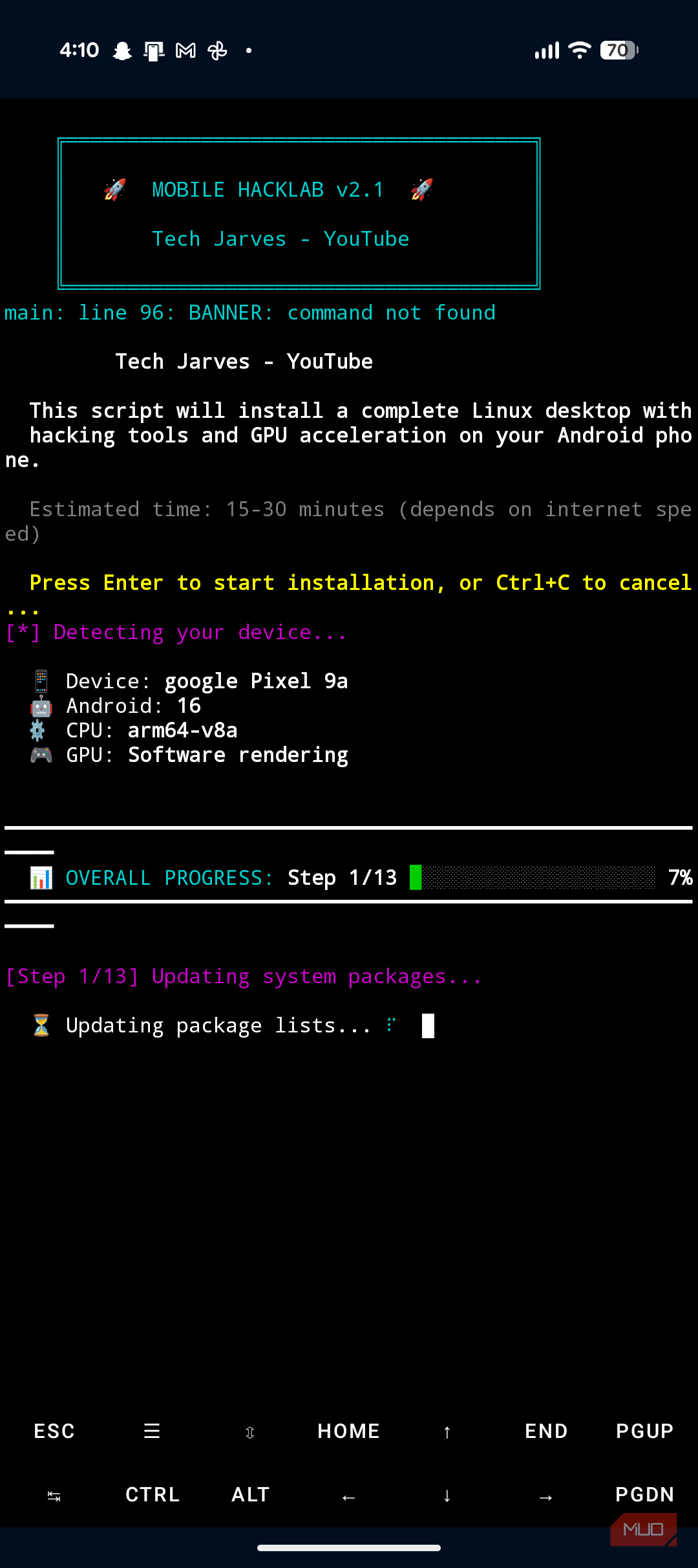 I started using Linux terminal on Android and now I can do things no ...