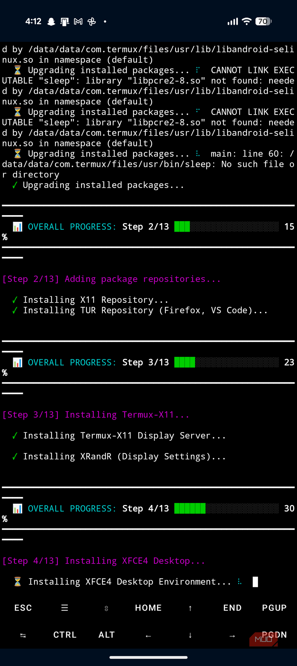 I installed a full Linux desktop on my Android phone and it's buttery ...