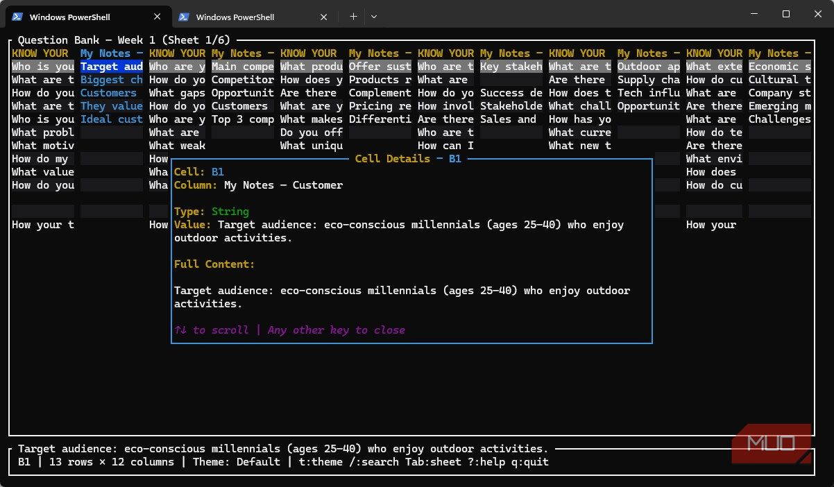 This terminal tool is my favorite way to view spreadsheets on my computer