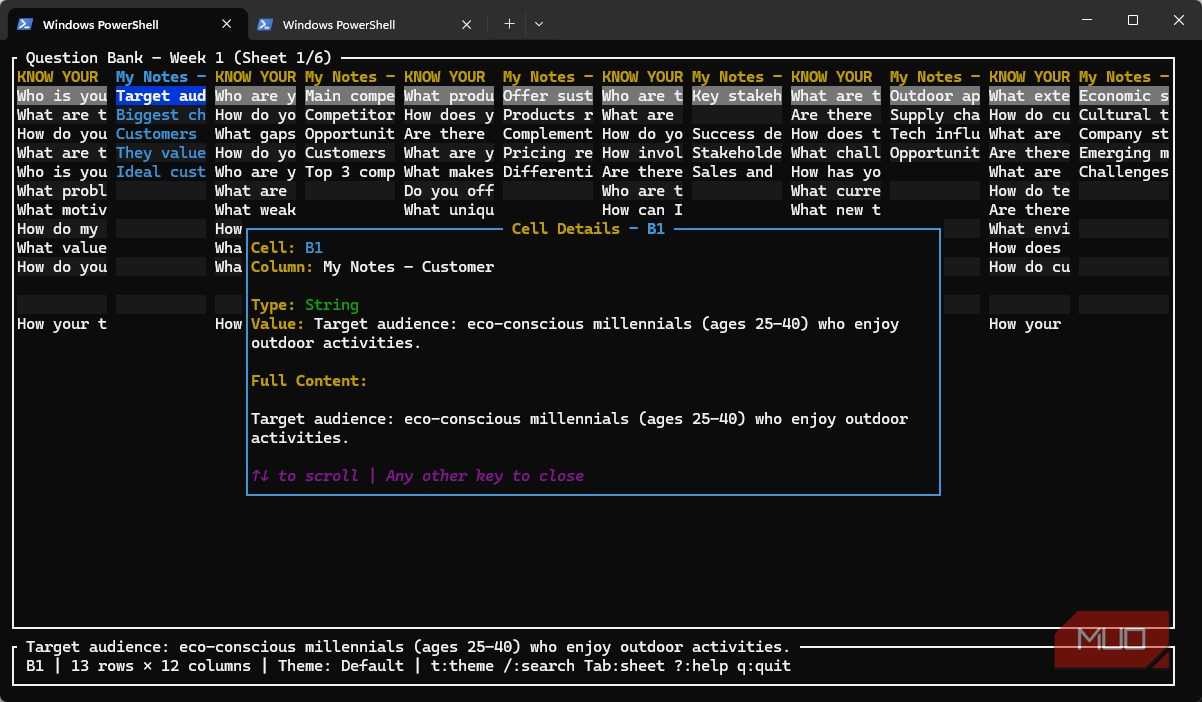 This terminal tool is my favorite way to view spreadsheets on my computer