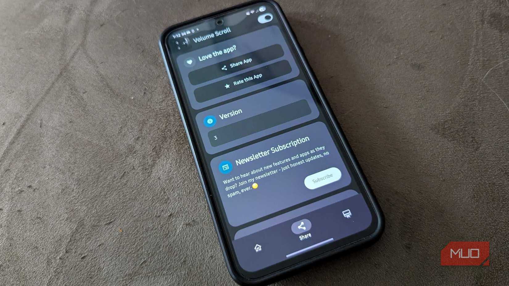 Compartir desplazamiento de volumen