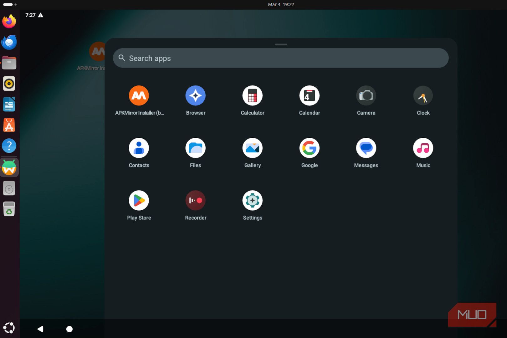 I’m running Android apps on my Linux desktop and it’s surprisingly smooth
