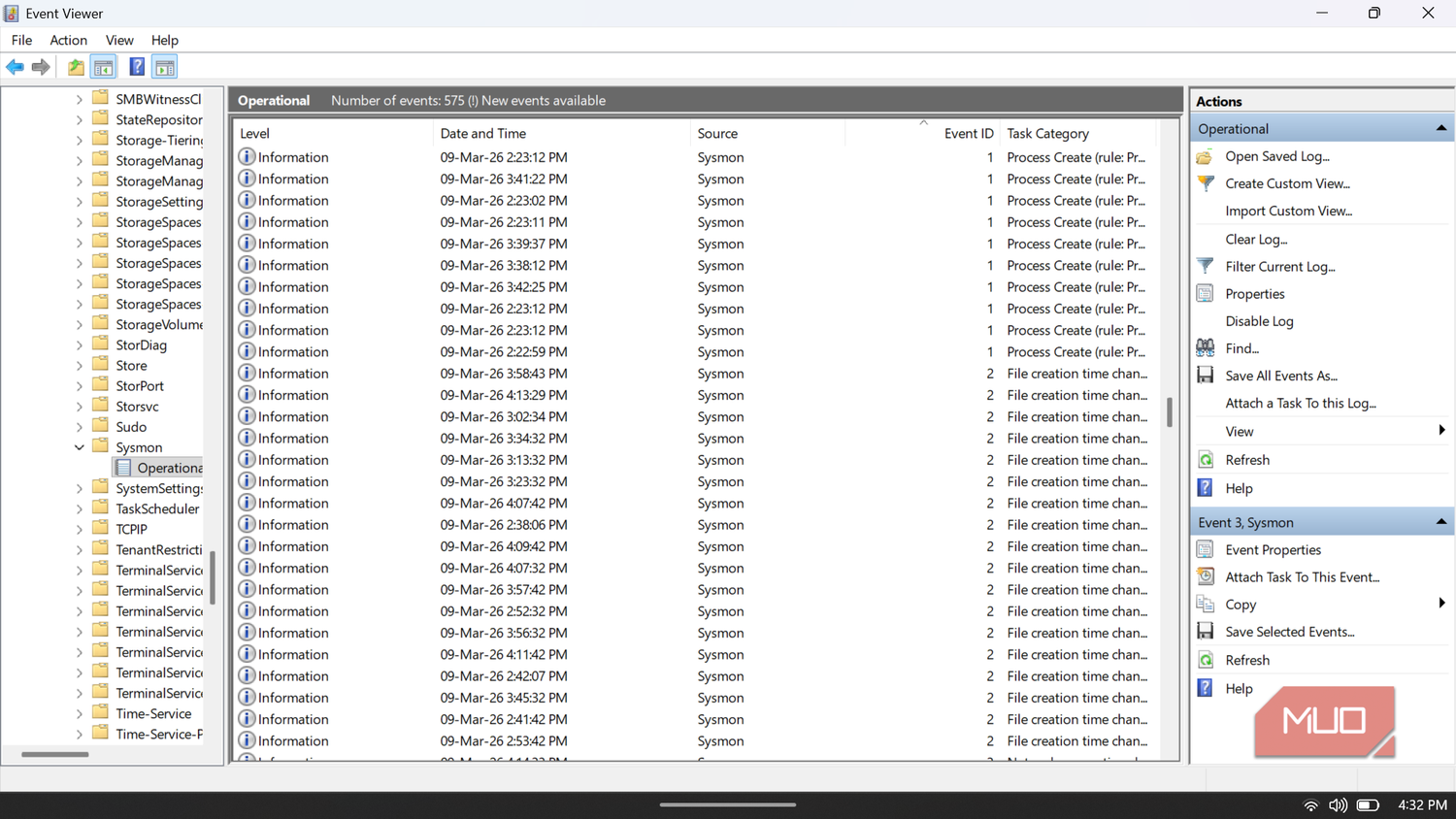Sysmon Event Code Table Windows has a pro monitoring tool that you should probably enable