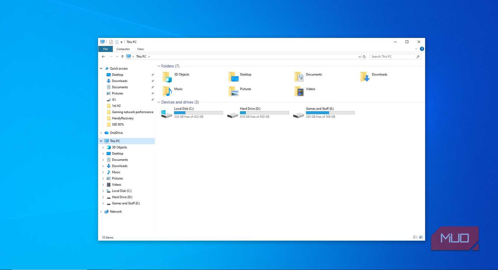 Windows Explorer in Windows