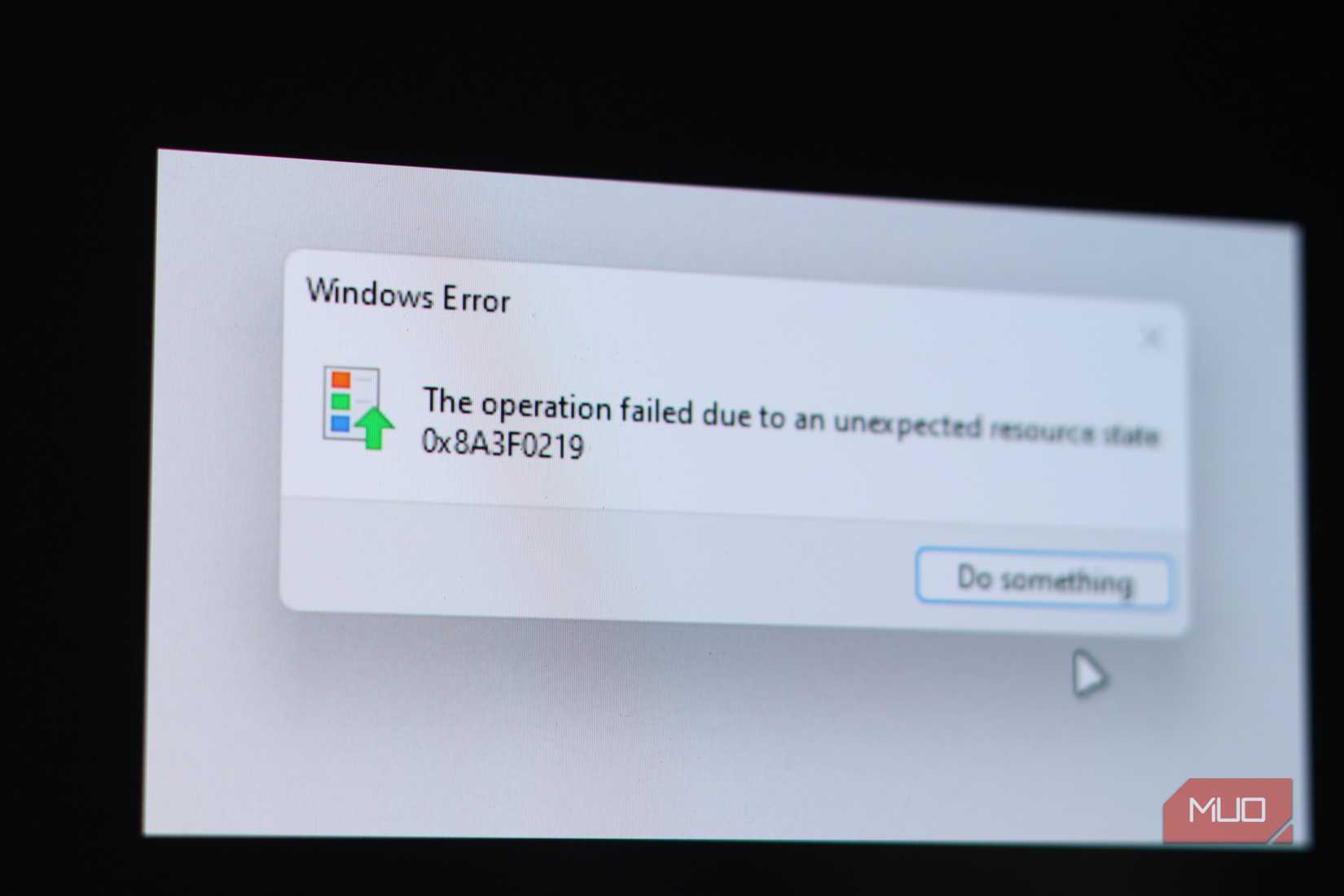 Windows operation source error code.