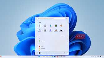 Windows Start menu after enabling the Start Menu Size mod