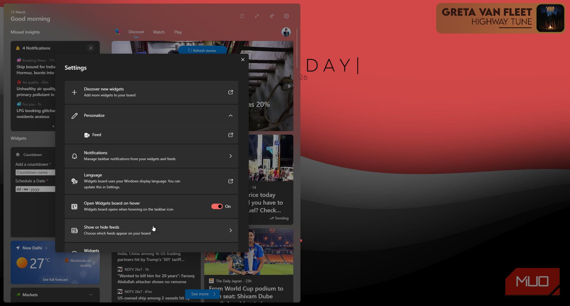 Windows widgets are great... but only if you change these 5 settings